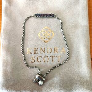 Kendra Scott adjustable bracelet in multicolor druzy